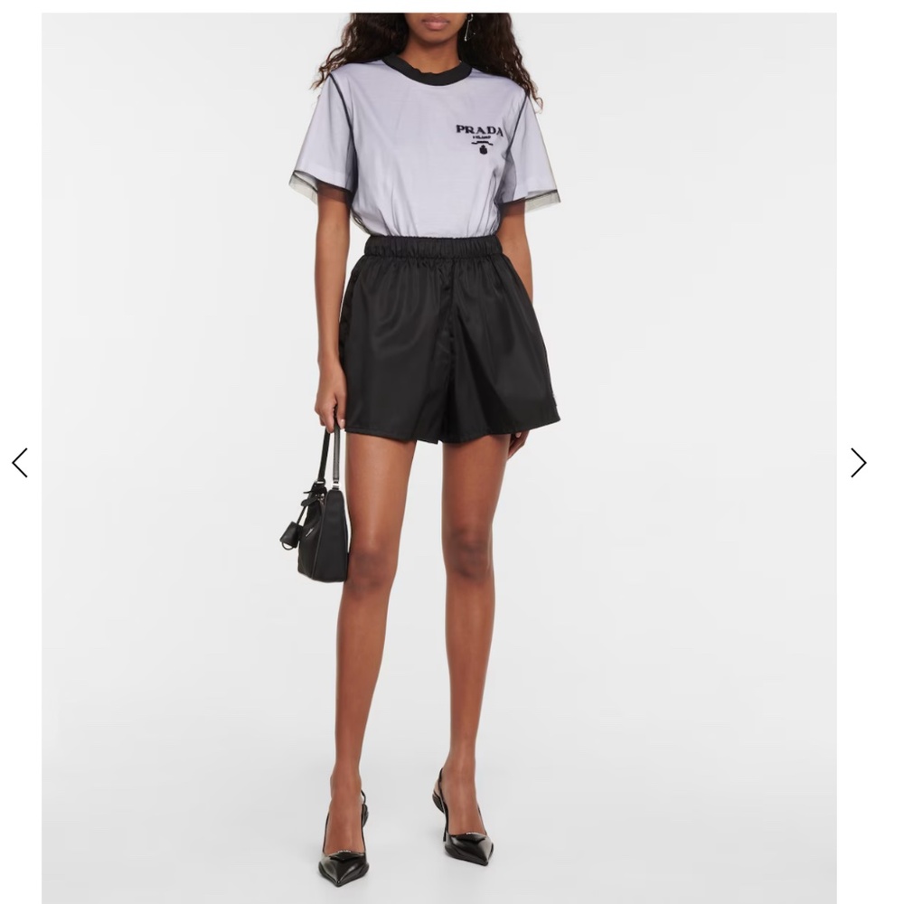 PRADA Re-nylon high-rise shorts